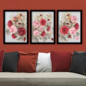 Image of 3SC51 Multicolor Decorative Framed Painting (3 Pieces)