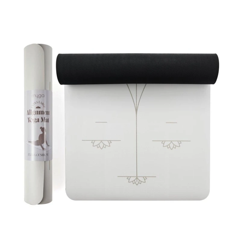 Image of Myga XL Lotus Alignment Mat Grey unisex XL