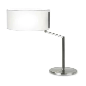 Image of Leds-C4 Twist - 1 Light Table Lamp Satin Nickel, E27