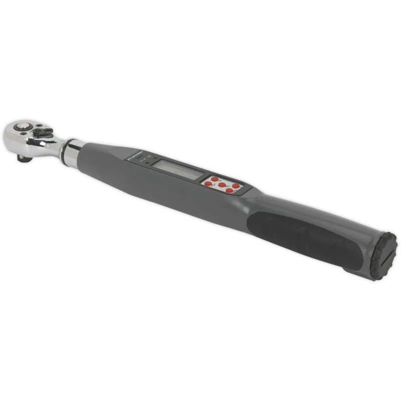 Image of Loops Digital Torque Wrench - 3/8" Sq Drive - 72 Tooth Ratchet - 2 to 24 Nm Range Multi