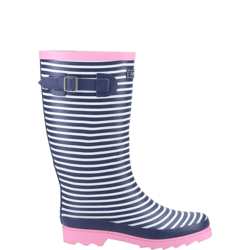 Image of Cotswold Womens Chilson Memory Foam Wellington Boots UK Size 3 (EU 36) Stripe COT726-STRIPE-3