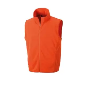Image of Result Core Adults Unisex Microfleece Gilet (XS) (Orange)