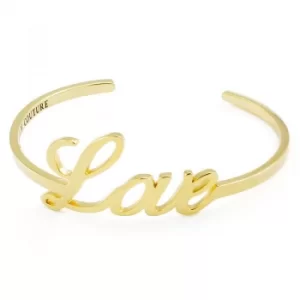 Image of Ladies Juicy Couture Gold Plated Love Cuff