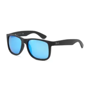 Image of Ray-Ban - Justin Colour Mix Black/Blue Mirror