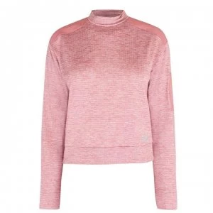 Image of New Balance Long Sleeve Active Top - Dk Pink/Grey