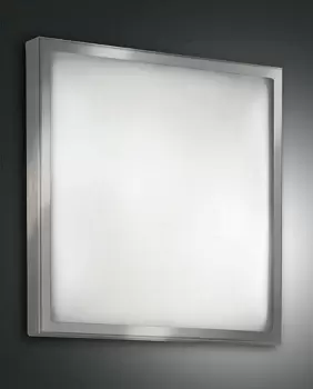 Image of Osaka LED Panels Satin Nickel Glass