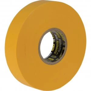 Image of Everbuild Electrical Insulation Tape Yellow 19mm 33m