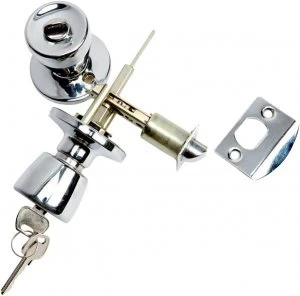Image of Wickes Entrance Door Knob Set - Chrome
