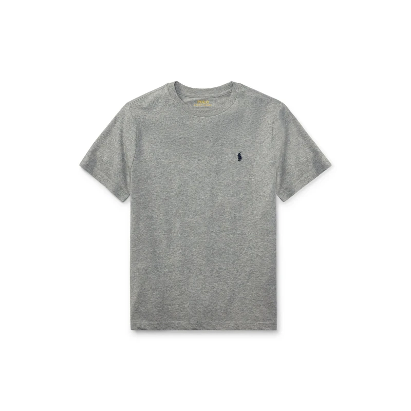 Image of Polo Ralph Lauren Boy's Short Sleeve Logo T Shirt - Grey Grey 1 - 2 Years