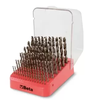 Image of Beta Tools 415/SP91 HSS-CO 8% Entirely Ground Twist Drill Flip Case 004150460