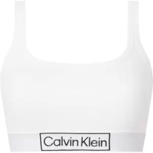 Image of Calvin Klein Unlined Bralette - White
