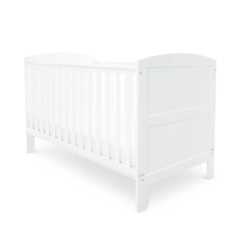 Image of Ickle Bubba Coleby Classic Cot Bed and All Seasons Mattress White unisex one