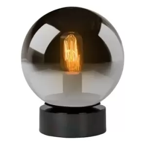 Image of Lucide JORIT - Table Lamp - Ø20cm - 1xE27 - Smoke Grey