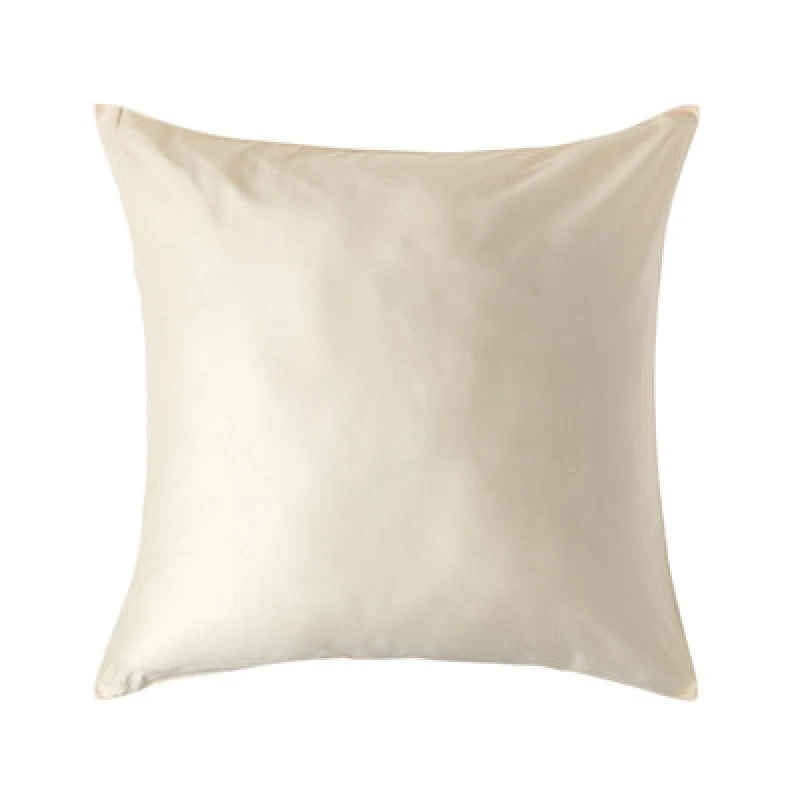 Image of Homescapes Organic Cotton Continental Pillowcase 400 TC, 80 x 80cm Cream