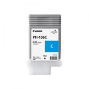 Image of Canon PFI106M Cyan Ink