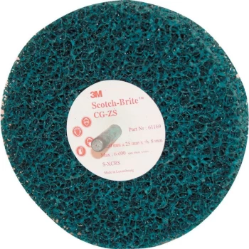 Image of 61167 CG-ZS Disc 75X25MMXCRS Blue (6MM Spindle) - 3M