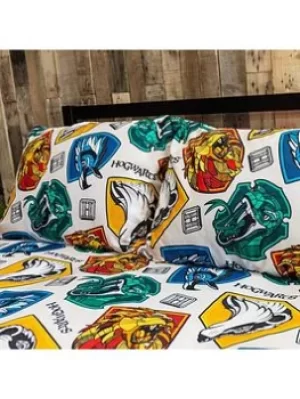 Image of Harry Potter Grid Duvet Set Double