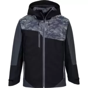 Image of Portwest S601 X3 Reflective Jacket Black / Grey XL