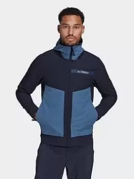 Image of adidas Mt Softshell Jkt - Navy/Grey, Navy/Grey, Size XS, Men
