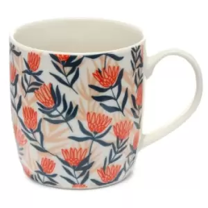 Image of Pick of the Bunch Protea Flower Porcelain Mug