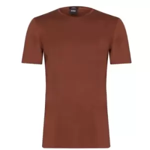 Image of Boss Tessler Mercerised T Shirt - Red
