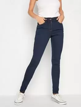 Image of Long Tall Sally Ava Skinny Dark Indigo 34In, Blue, Size 20, Length 36, Women