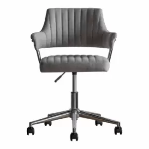 Image of Crossland Grove Bermondsey Swivel Chair Grey