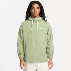Image of Nike Club Mens Full-Zip Woven Jacket - Green