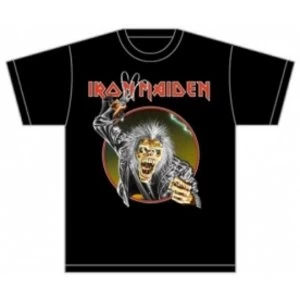 Image of Iron Maiden Eddie Hook Mens Black TShirt: Small