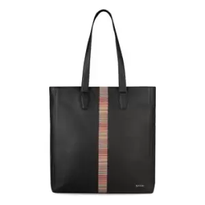 Image of Paul Smith Signature Stripe Tote - Black