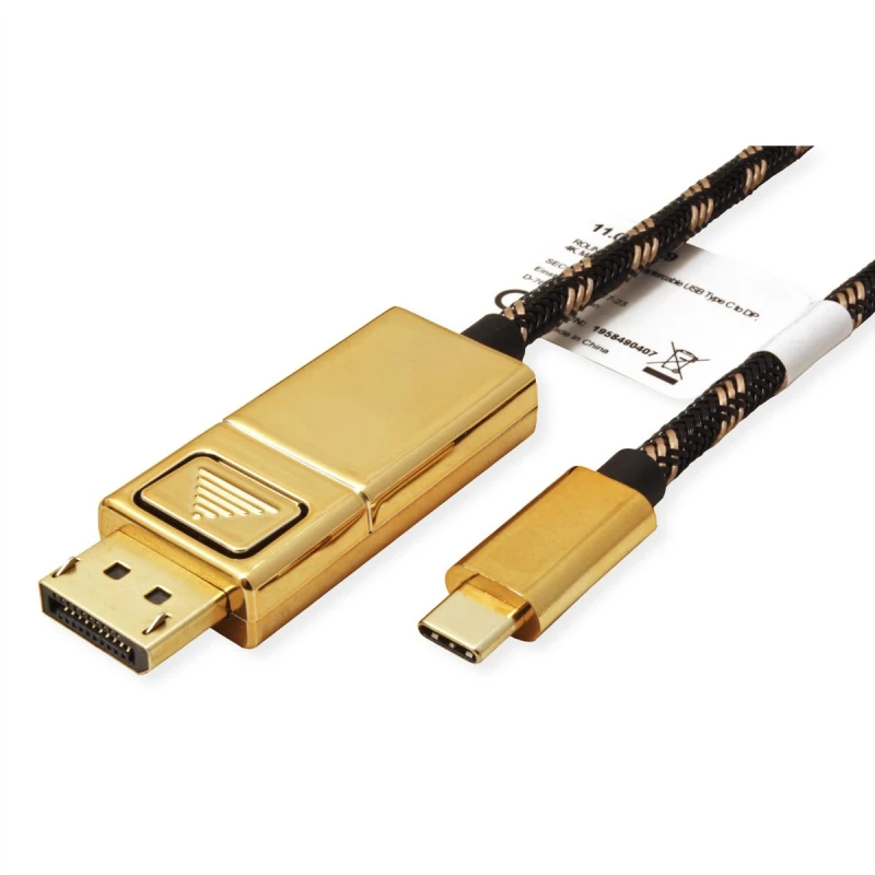 Image of ROLINE 11.04.5848 USB graphics adapter 4096 x 2560 pixels Black. Gold