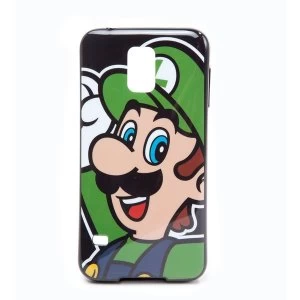 Image of Nintendo - Luigi Face Samsung S5 Phone Cover
