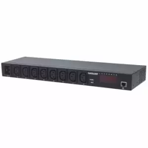 Image of Intellinet 19" Intelligent 8-Port PDU, 19" Rackmountable C13...