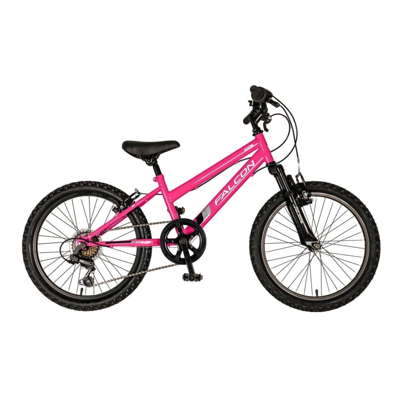 Image of Falcon Enamelware Falcon Jade 20 Kids Pink Mountain Bike Kids Bikes One Size Pink 71369306000