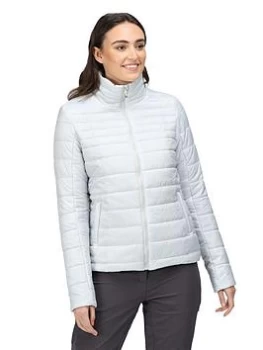 Image of Regatta Freezeway Iii Quilted Jacket - Light Grey, Light Grey Marl, Size 10, Women