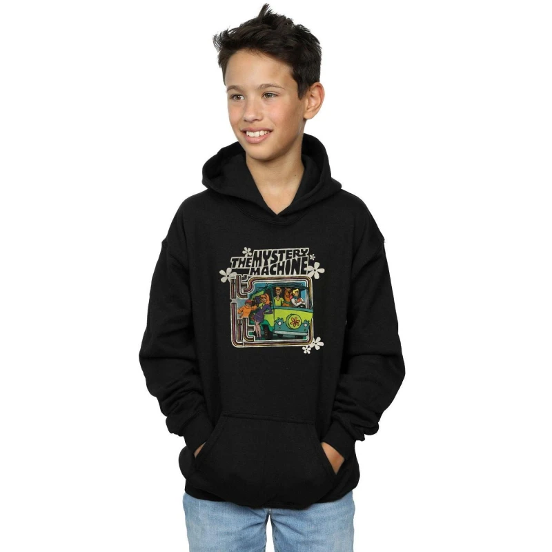 Image of Scooby Doo Mystery Machine Hoodie Black male