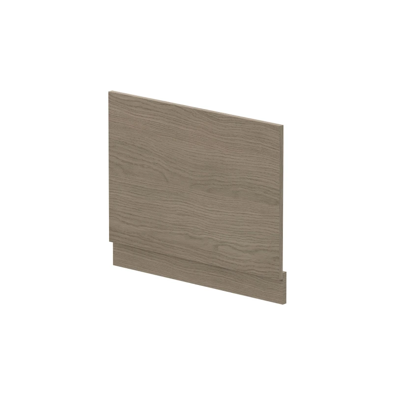 Image of Balterley Bath MFC End Panel & Plinth - 700mm - Woodgrain Solace Oak Brown unisex