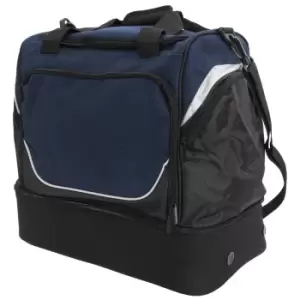 Image of Quadra Pro Team Hardbase Holdall (40 Litres) (One Size) (French Navy/Black/White)