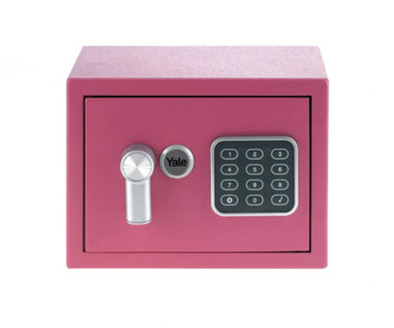 Image of Yale Yale YSV/170/DB2/P safe Freestanding safe 3.8 L Steel Pink YSV/170/DB2/P