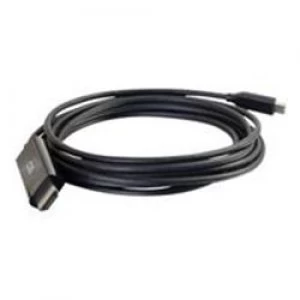 Image of C2G 1.8m (6ft) USB C to HDMI Adapter Cable 4K - Black