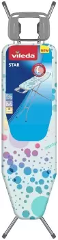 Image of Vileda Star 120 x 38cm Child Safe Ironing Board - Blue