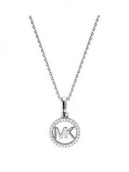 Image of Michael Kors Logo Stainless Steel Necklace
