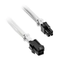 Image of BitFenix Alchemy 4-pin ATX12V extension cable, 45cm, sleeved - white