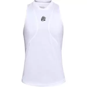 Image of Under Armour Curry Performance Tank Top Mens - White