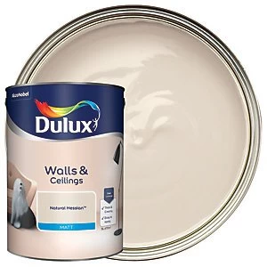 Image of Dulux Natural Hessian Matt Emulsion Paint 5L