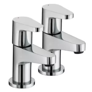 Image of Bristan Quest Basin Taps Chrome - 147935