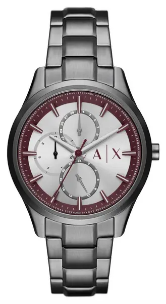 Image of Armani Exchange AX1877 Mens (42mm) Silver Dial / Gunmetal Watch