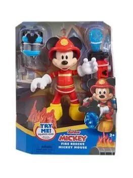 Image of Mickey Mouse Fireman Mickey Action Figure, One Colour