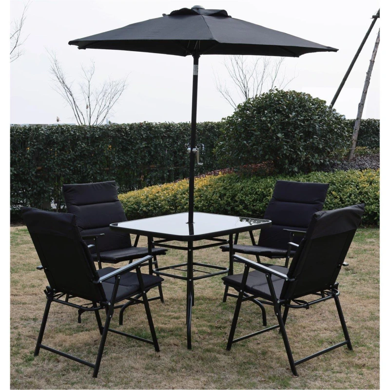 Image of Studio Shanghai 6 Piece Dining Set Anthracite unisex One Size