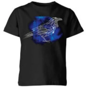 Image of Harry Potter Ravenclaw Geometric Kids T-Shirt - Black - 3-4 Years